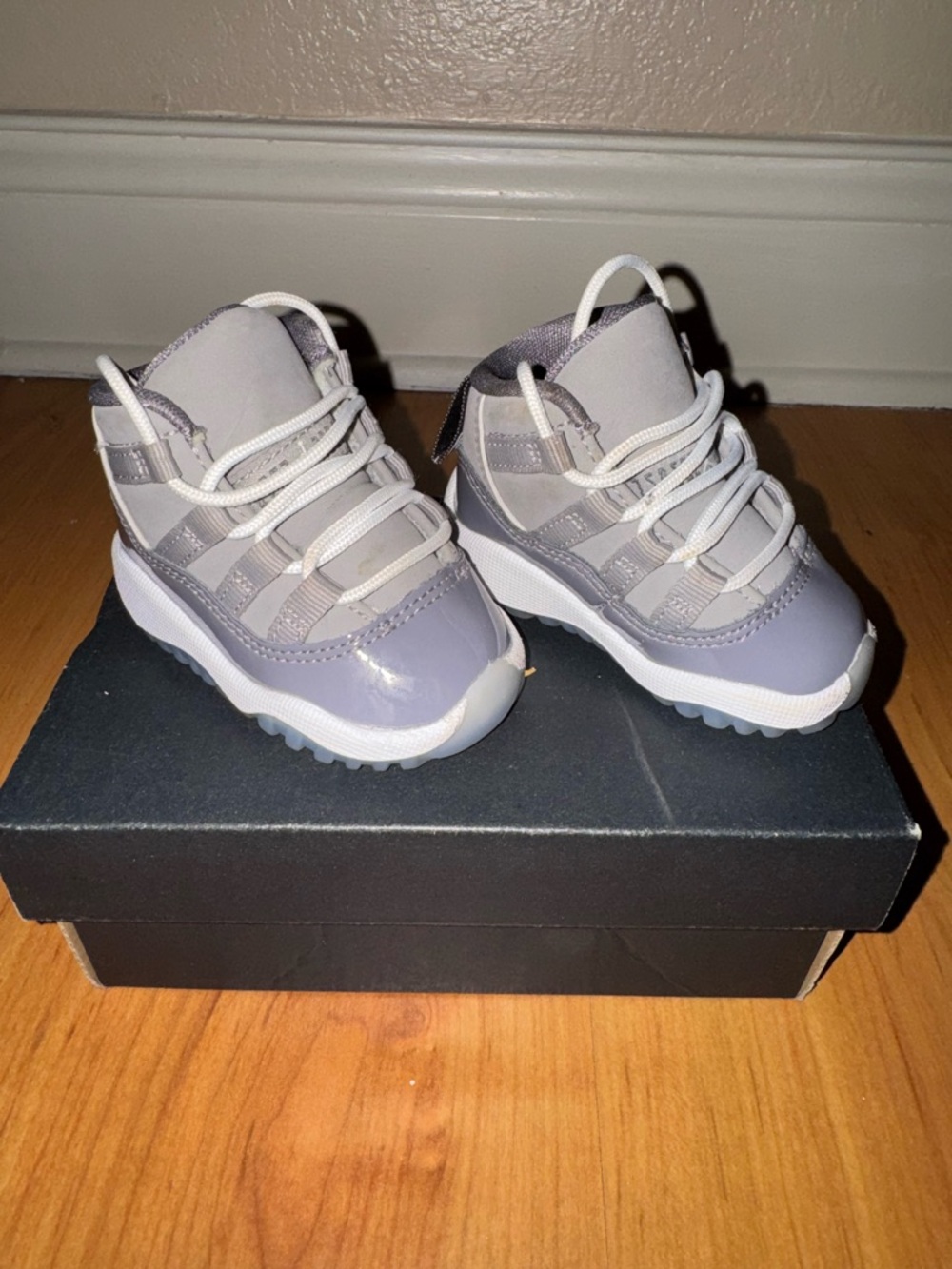 Jordan 11 Retro Cool Greys, Toddler/Baby Shoes 2C